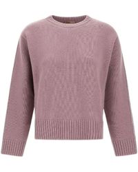 Herno - Truien & Vesten ,Roze ,Roze Truien Voor Vrouwen - Lyst