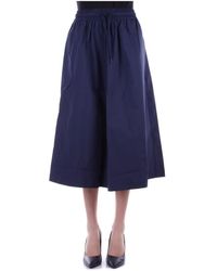New Balance - Blaue röcke mit logo und taschen - Lyst