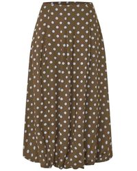 Masai - Rokken ,Bruin ,Midi Rok - Lyst