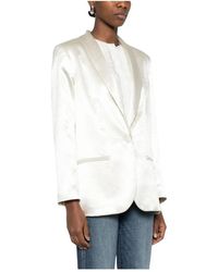 Alysi - Jassen ,Wit ,Nylon Jassen Wit - Lyst
