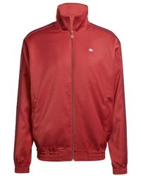 adidas - Fitness ,Rood ,Katoen Firebird Track Top Scarlet Jack - Lyst