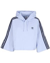 adidas - Sweat A Capuche Leger A Manches Courtes Pour Femme Originals Sweat A Capuche Court - Lyst