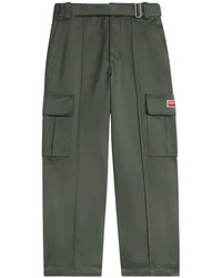 KENZO - Trousers > straight trousers - Lyst