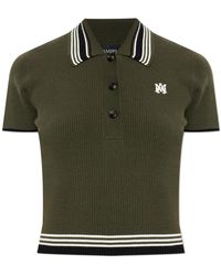 Amiri - Truien & Vesten ,Groen ,Wol Wollen Coltrui - Lyst