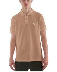 Ma Strum - Tops ,Bruin ,Katoen Ss Pique Polo Army - Lyst