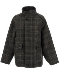 Barena - Oversize Karierter Jacke - Lyst