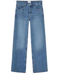 Anine Bing - Jeans denim blu lavato - Lyst