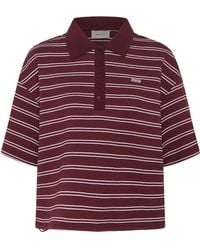 Gestuz - Tops ,Rood ,Katoen Gzpilova Polo Tee - Lyst