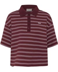 Gestuz - Tops ,Rood ,Katoen Gzpilova Polo Tee - Lyst