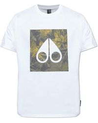 Moose Knuckles - T-Shirt Mit Aufgedrucktem Logo - Lyst