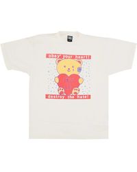 Obey - Tops ,Katoen Hart Print T-Shirt Voor Vrouwen - Lyst