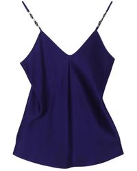 Max Mara - Zijden Cami Top Met Versierde Bandjes - Lyst