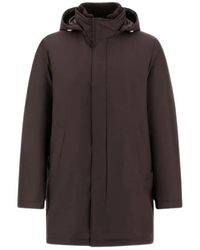 Herno - Jassen ,Bruin ,Wol New Business Jacket - Lyst