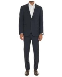 Paoloni - Anzug Mit 2 Knöpfen Und Spitzem Revers - Lyst