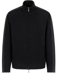 Emporio Armani - Zip-Through Sweatshirt Stijlvol Comfort - Lyst