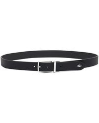 Lacoste - Wendbarer ledergürtel chantaco rc4085 schwarz - Lyst