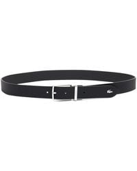 Lacoste - Wendbarer ledergürtel chantaco rc4085 schwarz - Lyst