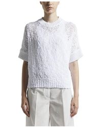Peserico - Round-Neck Knitwear - Lyst