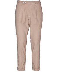 Michael Coal - Broeken ,Bruin ,Katoen Slim-Fit Broek - Lyst