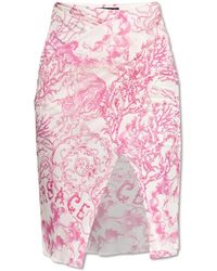 Versace - Midi Skirts - Lyst