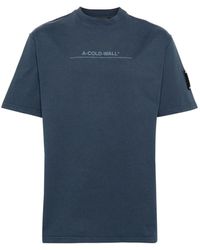 A_COLD_WALL* - Navy t-shirt acwmts187 - Lyst