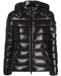 Moncler - Chaqueta Corta Pluma Mujer Negra, Mujer, Talla - Lyst