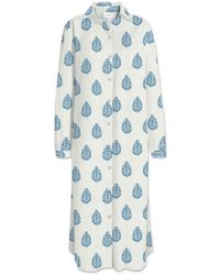 Mc2 Saint Barth - Kleid Mit Paisley-Muster Und Langen Ärmeln - Lyst