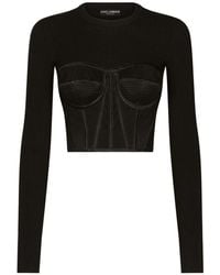 Dolce & Gabbana - Round-Neck Knitwear - Lyst