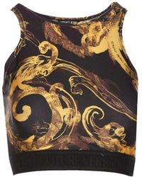 Versace Jeans Couture - Sleeveless Tops - Lyst