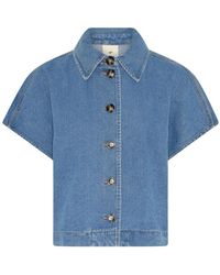 Heartmade - Overhemden ,Blauw ,Denim Denim Shirts - Lyst