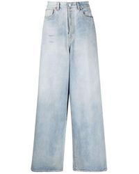 Vetements - Jeans > wide jeans - Lyst