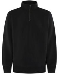 OLAF HUSSEIN - Signature Zip Mock - Lyst
