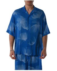 Armani Exchange - Viskose hemd mit knopfleiste - Lyst