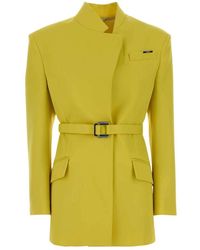 The Attico - Wool Gabardine Blazer - Lyst