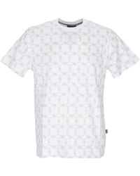 DOLLY NOIRE - Tops ,Wit ,Katoen Witte Monogram Tee Korte Mouw T-Shirt - Lyst