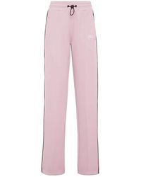 Philipp Plein - Fitness ,Roze ,Polyester Trainingsbroek Loose Fit - Lyst