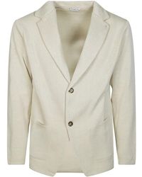 Manuel Ritz - Giacca Monopetto Maglia - Lyst