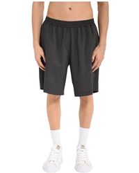 Bonsai - Korte Broeken ,Zwart ,Wol Casual Shorts - Lyst