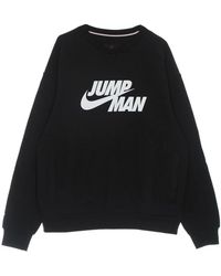 Nike - Fitness ,Zwart ,Katoen Fleece Crew Neck Sweatshirt - Lyst