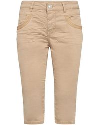 Mos Mosh - Broeken ,Bruin ,Katoen Klassieke Treasure Pant - Lyst