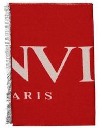 Lanvin - Wool And Silk Scarf - Lyst