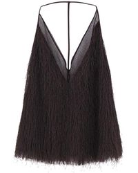Alysi - Fringed Schoudertas - Lyst