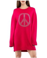 Moschino - Knitted Dresses - Lyst