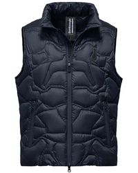 Bomboogie - Gilet/smanicati vest jacket with camo quilting - Lyst