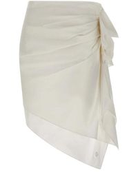 THE GARMENT - Rokken ,Wit ,Katoen Cyprus Skirt - Lyst