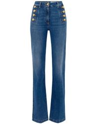 Elisabetta Franchi - Boot-Cut Jeans - Lyst