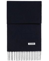 Jil Sander - Accessoires ,Zwart ,Winter Scarves - Lyst