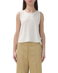 ALESSIA SANTI - Sleeveless Tops - Lyst