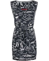 DSquared² - Kleedjes ,Zwart ,010 Abito - Lyst
