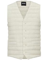 BOSS - Vests - Lyst
